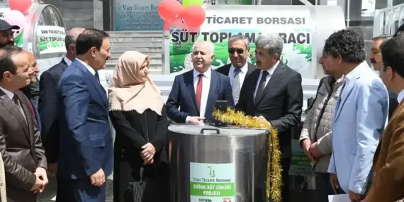 Van’da Çiftçilere Süt Tankı Dağıtıldı