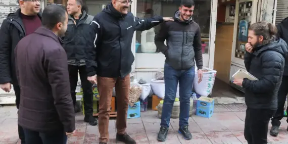 Kaymakam Aydın’dan Yüzbaşıoğlu Cadde Esnafına Ziyaret