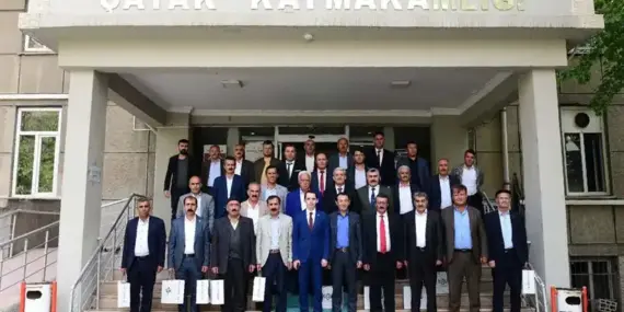 Muhtarlardan Çatak Kaymakamı Sakarya’ya ziyaret