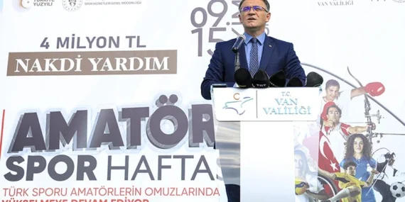 Van’da Amatör Spor Kulüplerine büyük destek