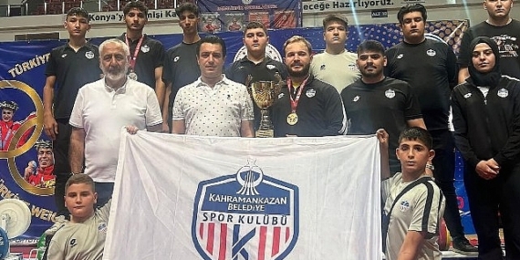 Kahramankazan Belediyespor’dan halterde tarihi başarı