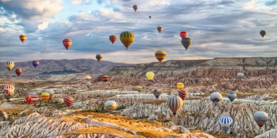Sıcak hava balonları rekora uçtu!