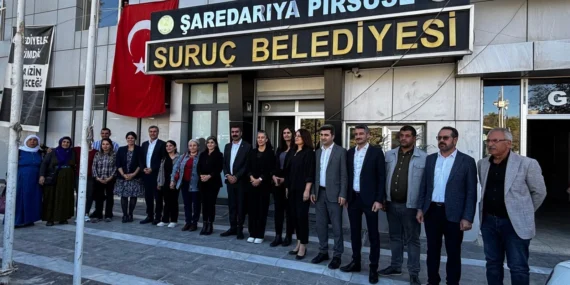 Eşbaşkanlarından Suruç Belediyesi’ne ziyaret