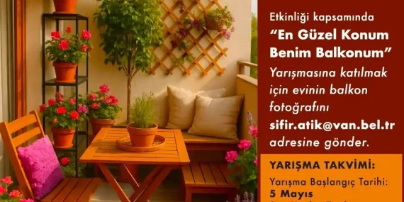 Van’da “En Güzel Balkon” yarışması başvuruları başladı