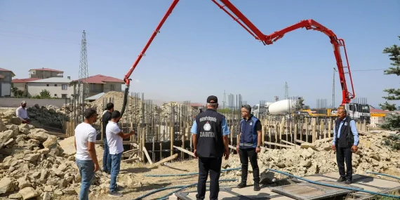 Van’da kaçak yapı denetimi