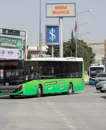 Van'da halk otobüslerine çevre duyarlı tema
