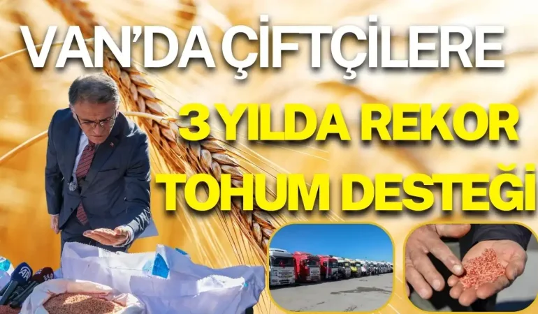 Van Buğday Ambarı Oluyor Üretiyor projeleri devam ediyor