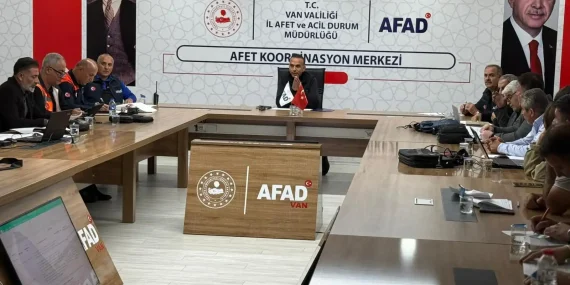 Van’da Afete hazırlık tatbikatı