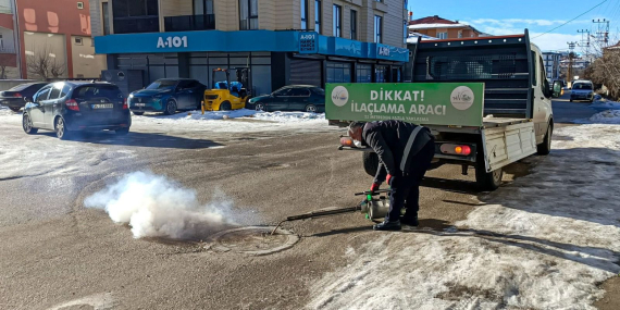 Van’da kışlak ilaçlama çalışmaları