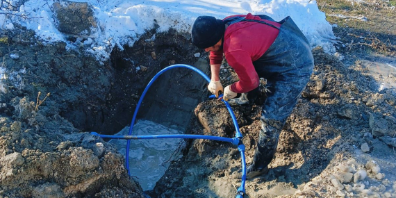 Vaski merkezdeki su arızalarını giderdi