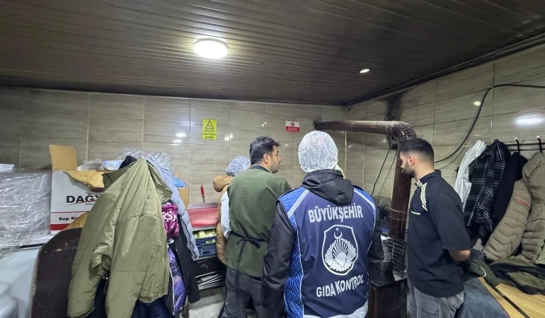 Van’da Oto Sanayi Sitesi’ndeki Lokantalara Gıda Denetimi